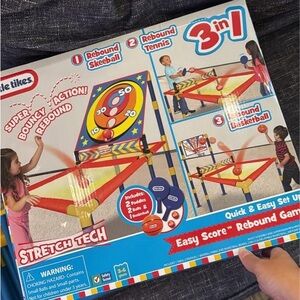 3-in-1 Rebound Game Set by - Red and Blue